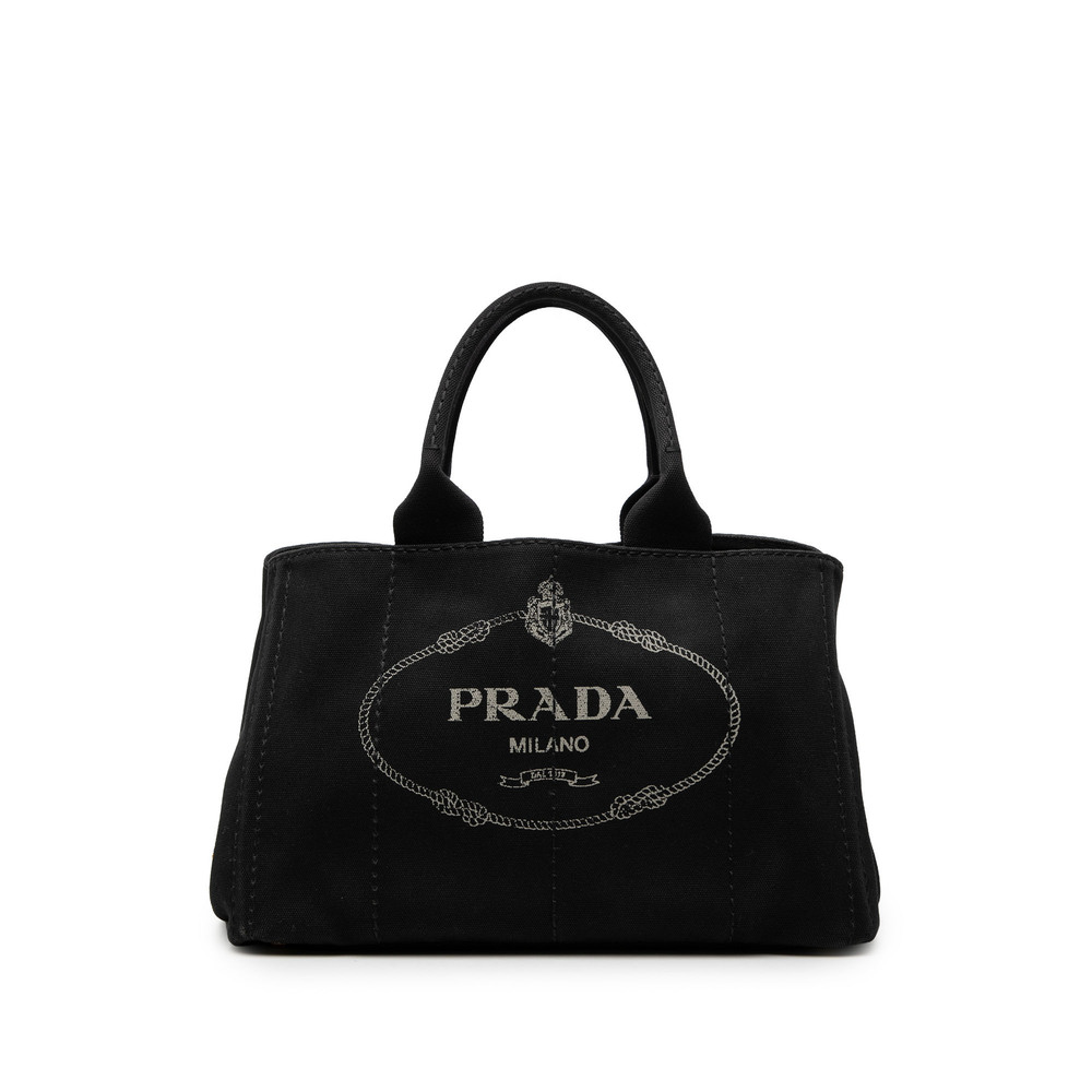 Pre-Loved Prada Canvas Canapa Logo Tote